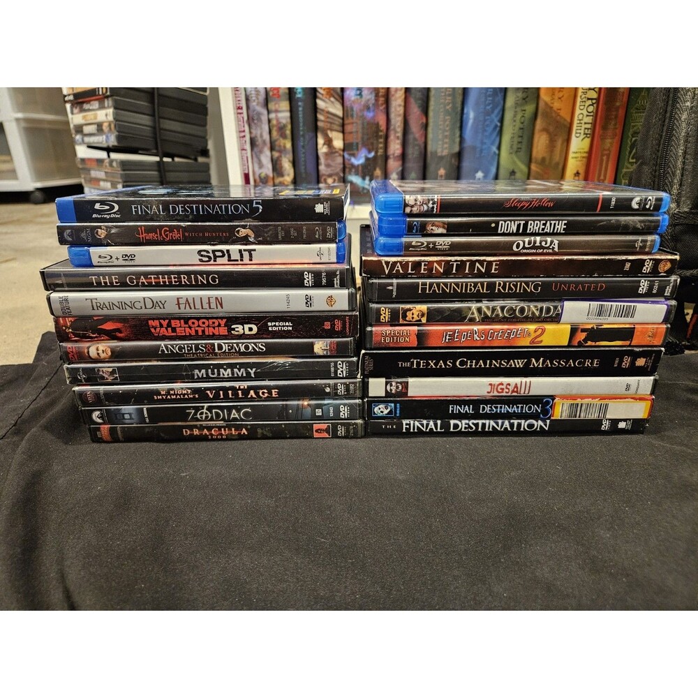 Thriller Scary Movie Dvd Blu Ray Lot Of 22 Split The Gathering Final Destination